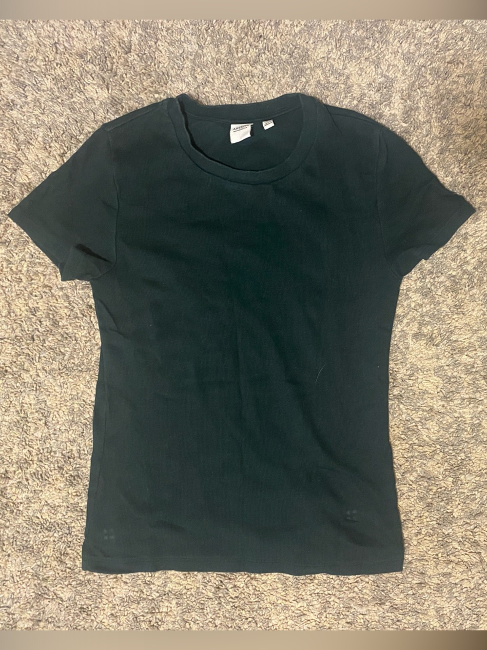 Dark Green Aritzia Homestretch Crewneck Tee